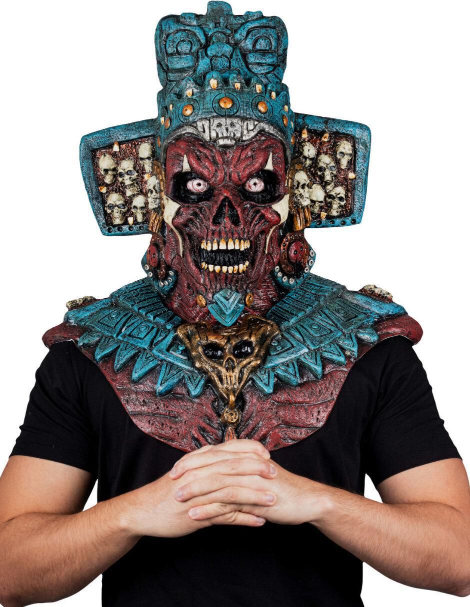 Máscara para disfraz de mictlantecuhtli Nightmare