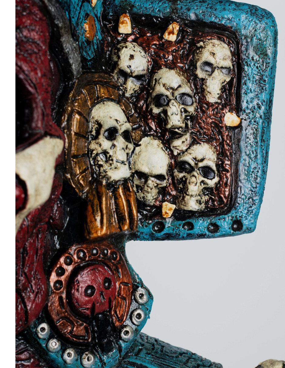 Máscara para disfraz de mictlantecuhtli Nightmare 5