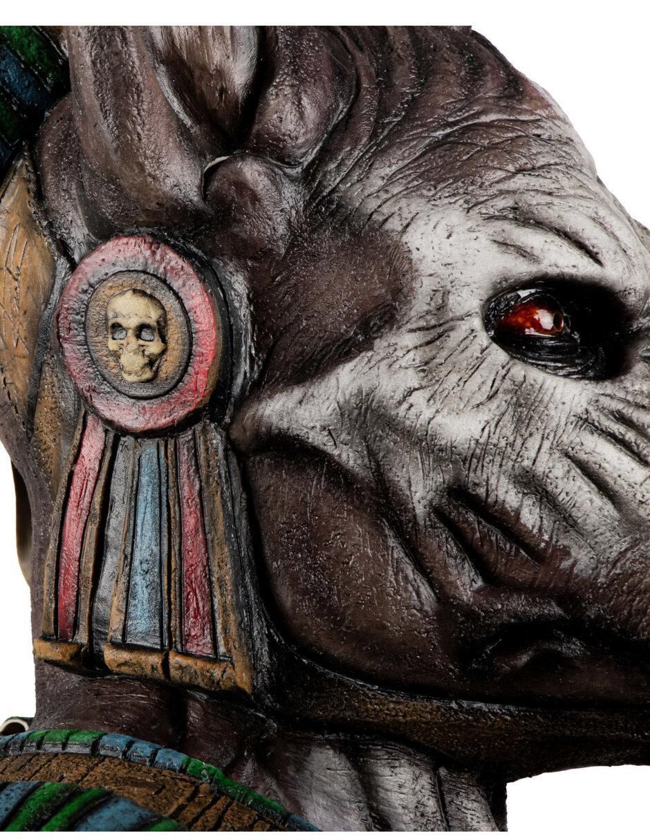 Máscara para disfraz de Dios Xólotl Nightmare 5