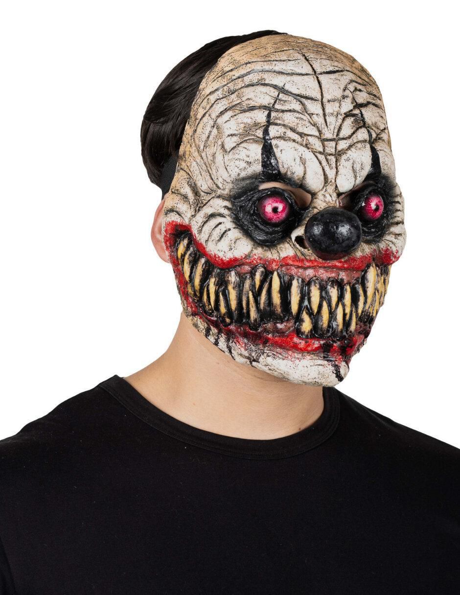 Máscara para disfraz de payaso rabioso Hard Látex 6
