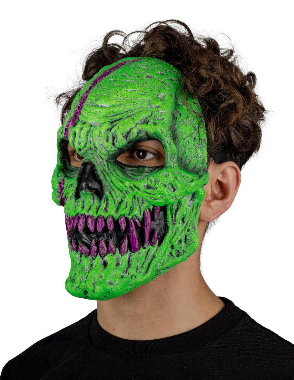 Máscara para disfraz de calavera efecto neón Urban Mask 3
