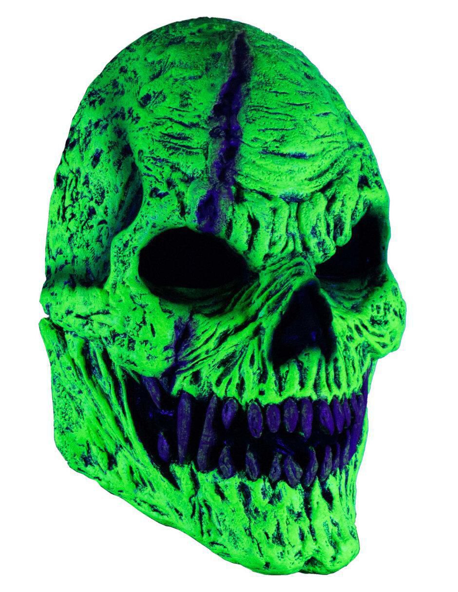 Máscara para disfraz de calavera efecto neón Urban Mask 5