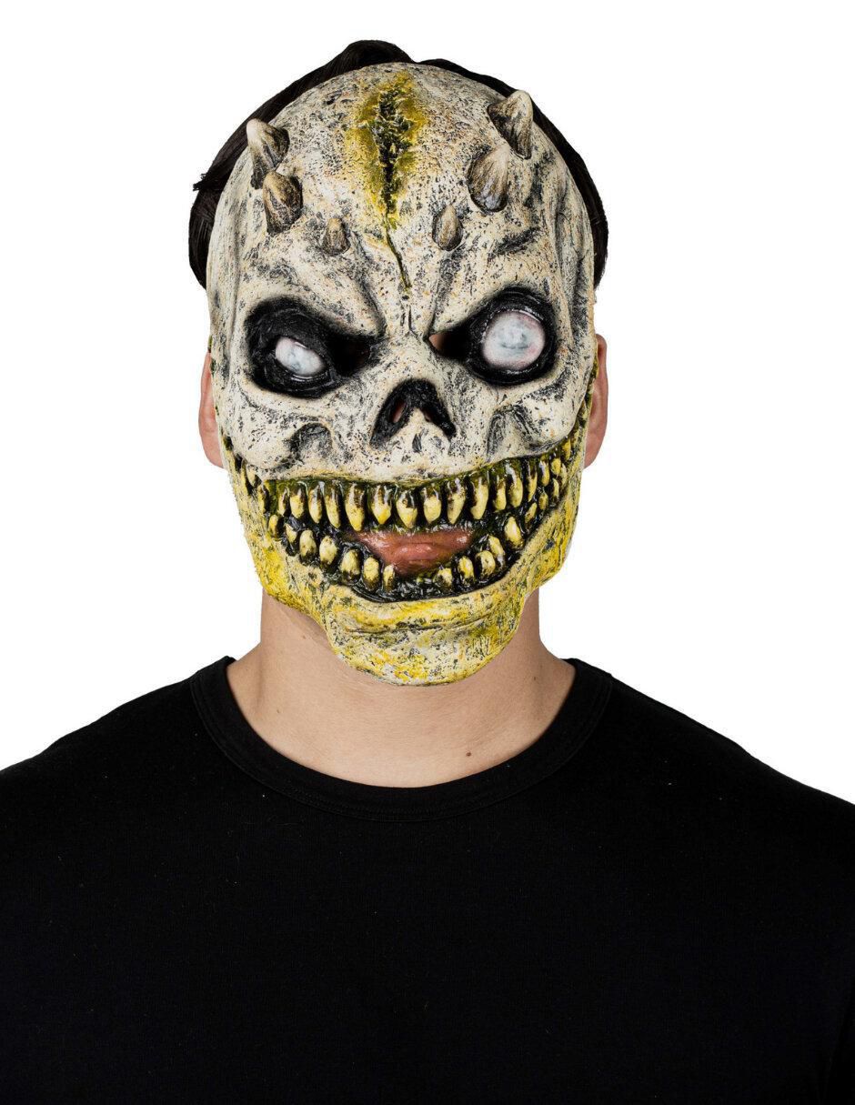 Máscara para disfraz de loca calavera Hard Látex
