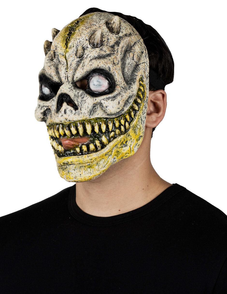 Máscara para disfraz de loca calavera Hard Látex 2