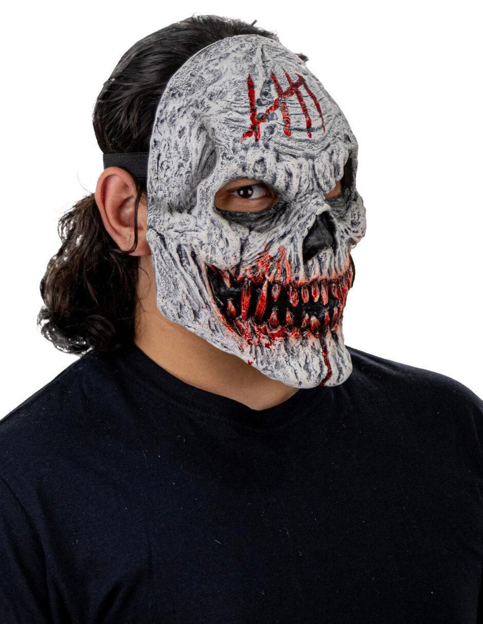 Máscara para disfraz de calavera sangrienta Urban Mask 4