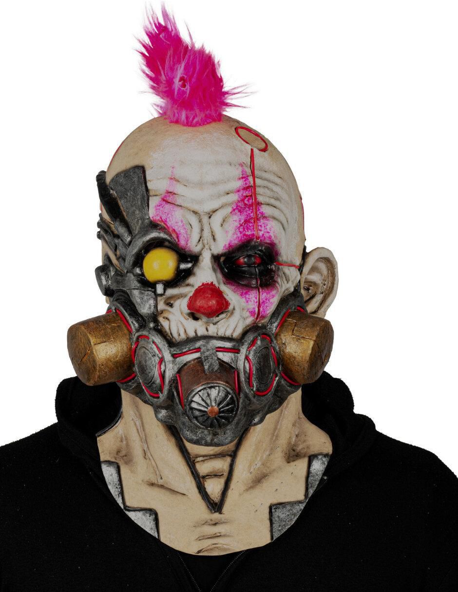 Máscara para disfraz de Payaso Cyberpunk Clowns Led Máscara para disfraz de Payaso Cyberpunk Clowns Led