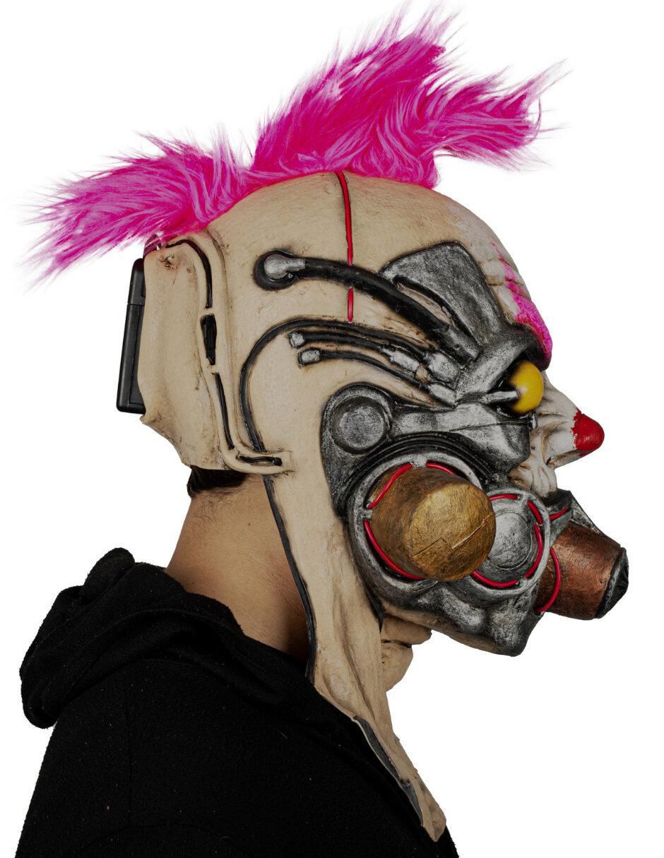 Máscara para disfraz de Payaso Cyberpunk Clowns Led 3