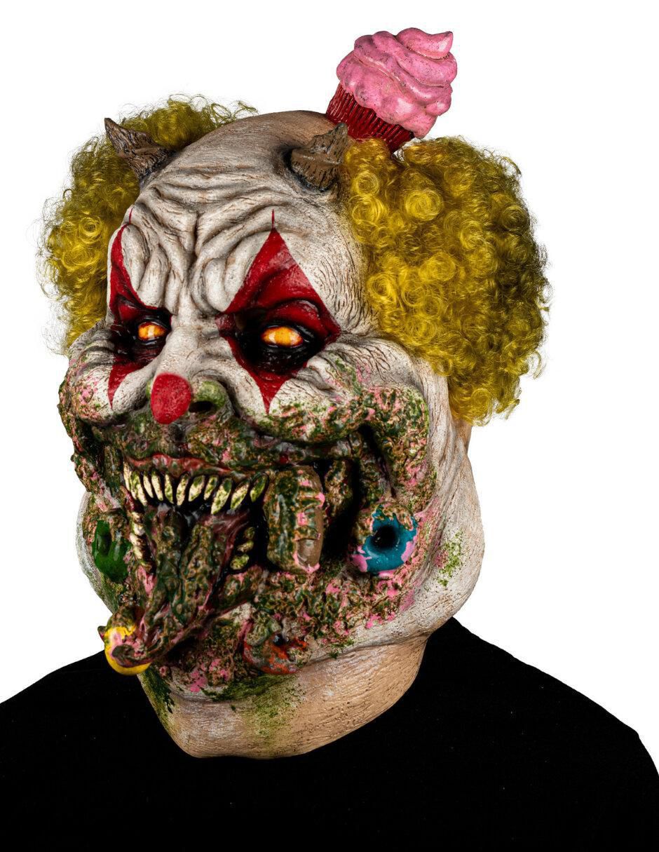 Máscara para disfraz de payaso glotón sangriento clowns 2