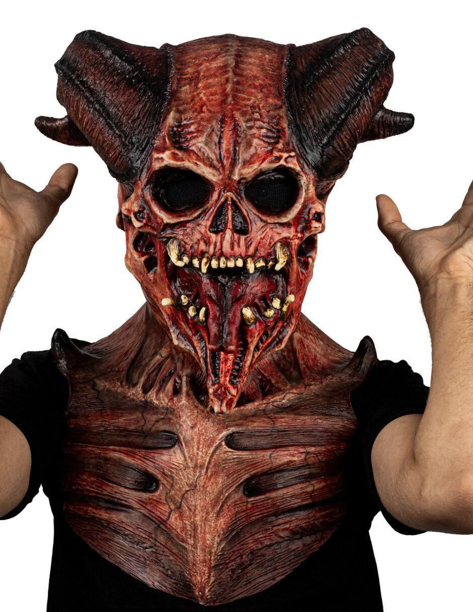 Máscara para disfraz de calavera diabólica skulls 2