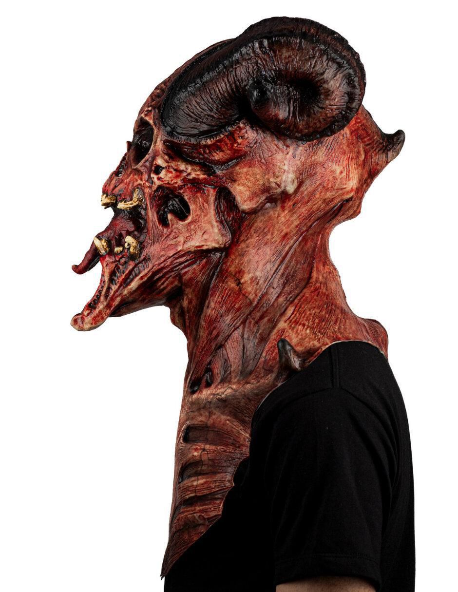 Máscara para disfraz de calavera diabólica skulls 4