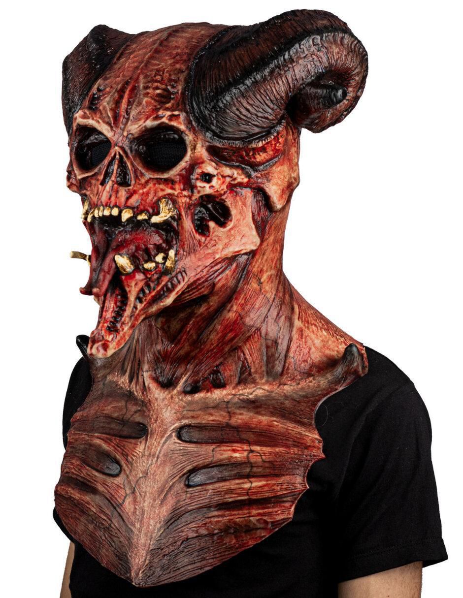 Máscara para disfraz de calavera diabólica skulls 6