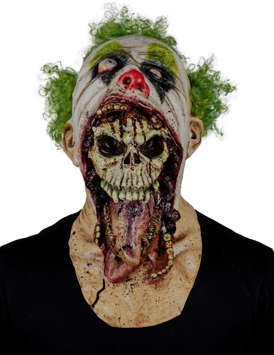 Máscara para disfraz de blurp payaso malévolo skulls