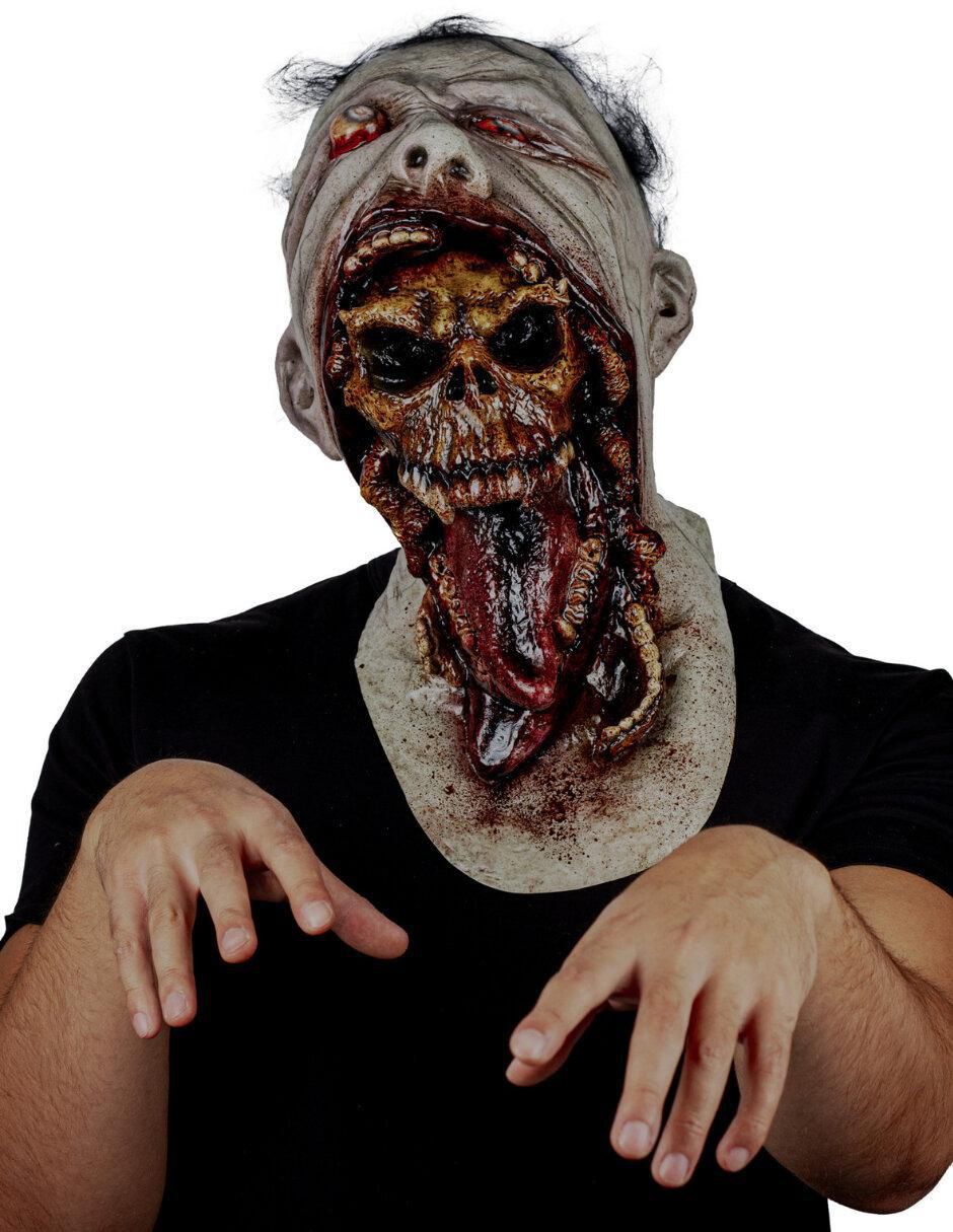 Máscara para disfraz de blurp zombie skulls