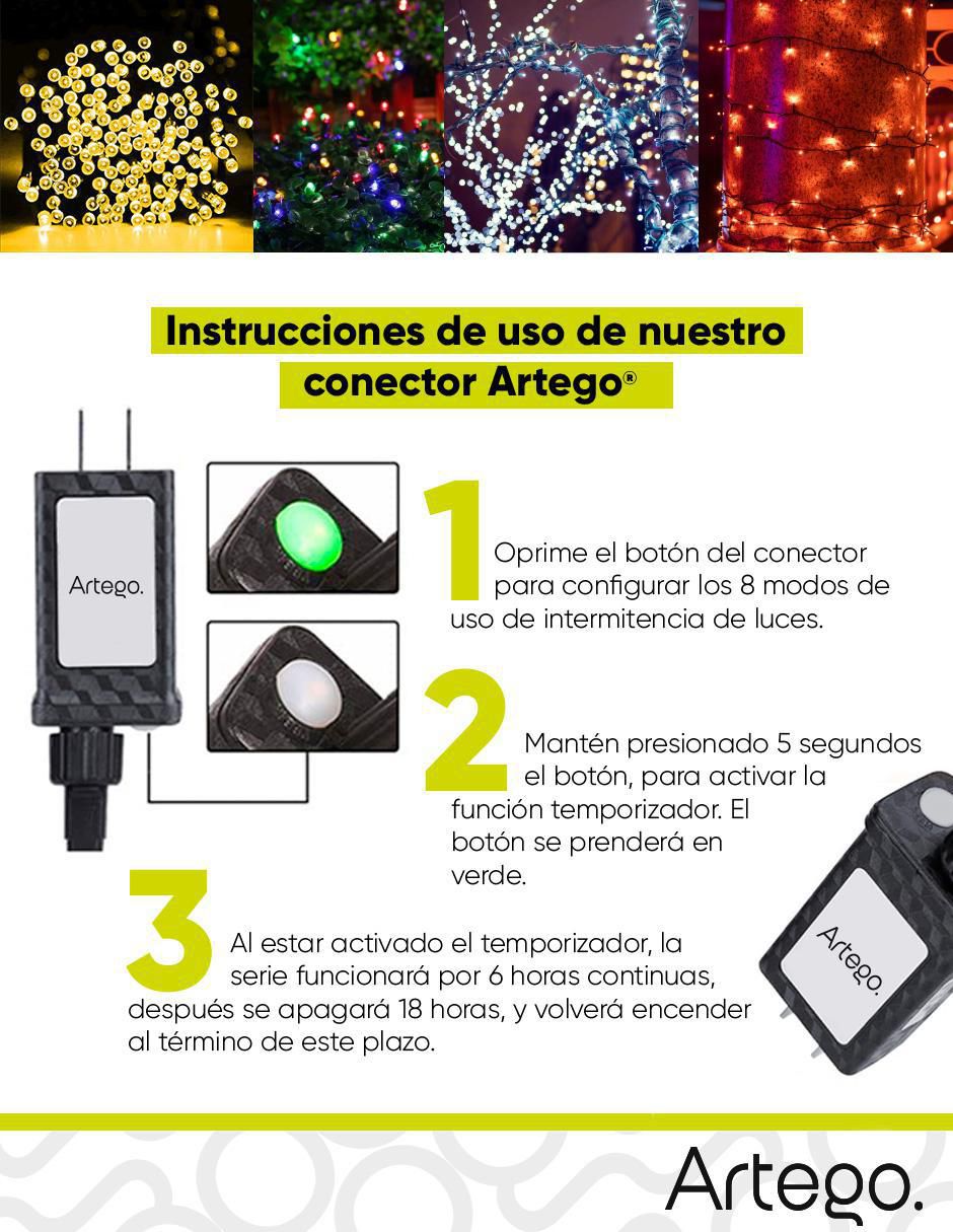 Serie LED Cascada Clown con 192 focos 6