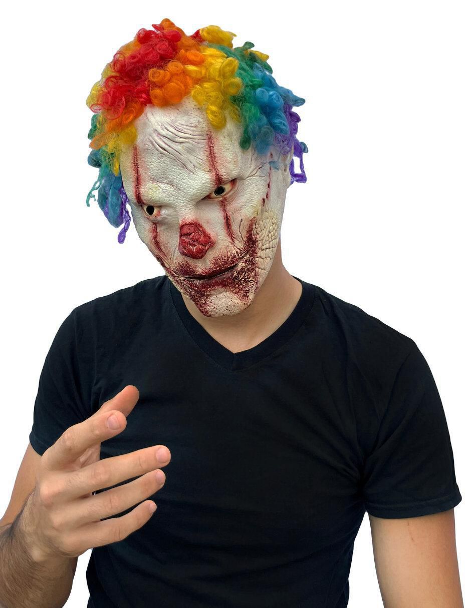 Máscara para disfraz de payaso diabólico Clowns Máscara para disfraz de payaso diabólico Clowns