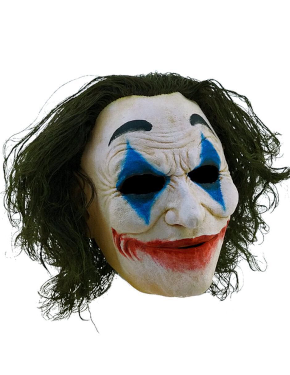 Máscara para disfraz de Crazy Jack clown Perfect fit Máscara para disfraz de Crazy Jack clown Perfect fit