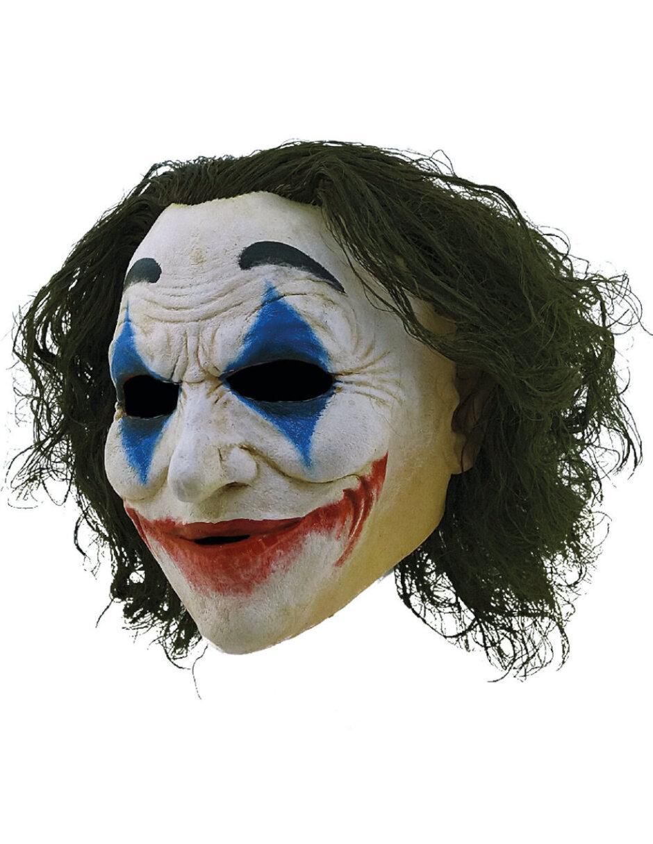 Máscara para disfraz de Crazy Jack clown Perfect fit 2