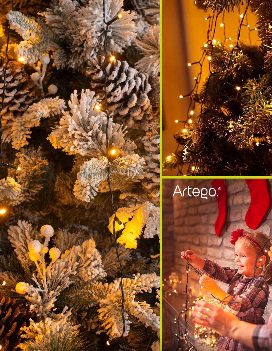Serie red LED Navidad con 400 focos 4