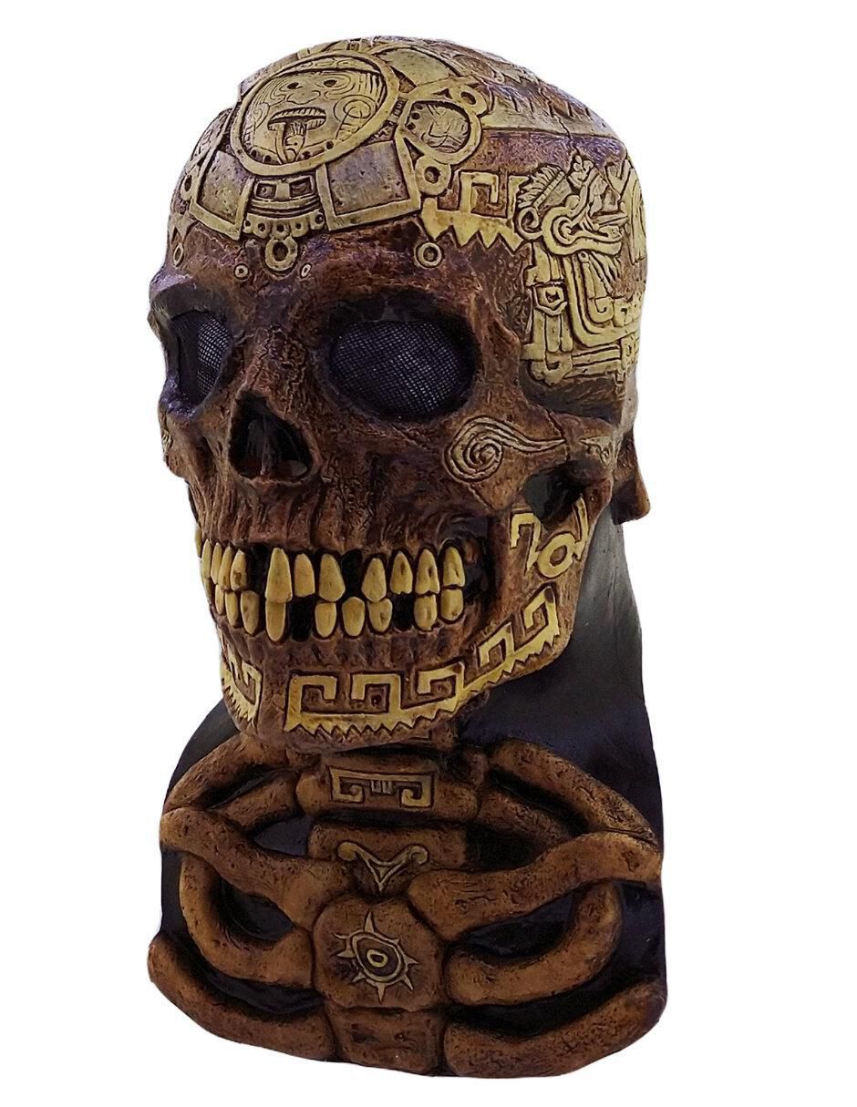 Máscara para disfraz de Calavera Azteca Skull 2
