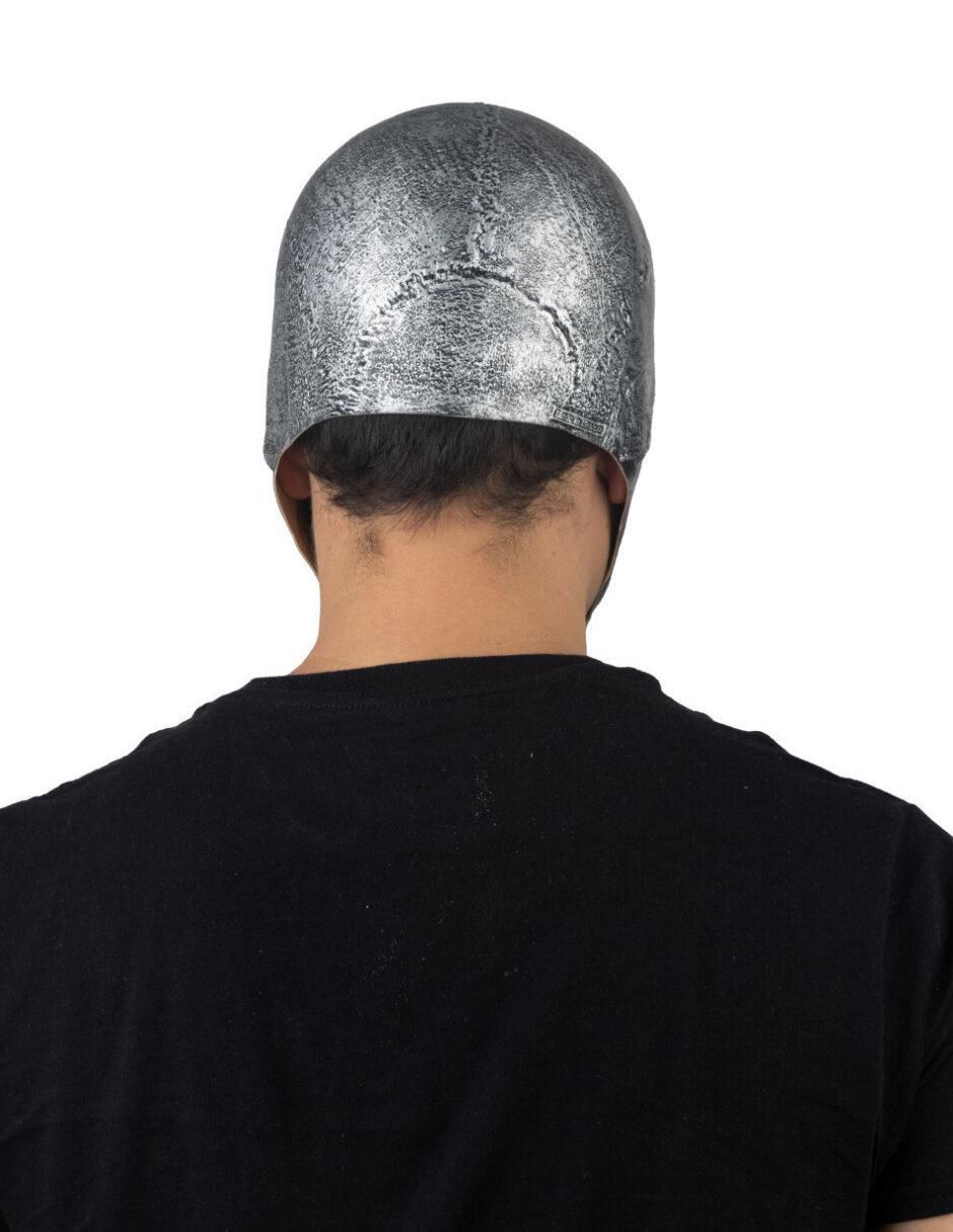 Máscara para disfraz de Calavera Plata Skull 4