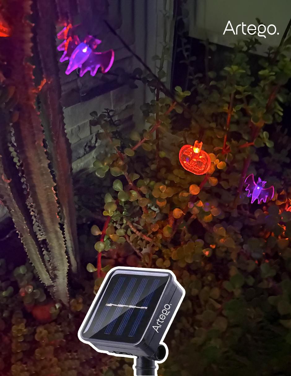 Serie funciones LED Día de muertos Halloween con 100 focos 2