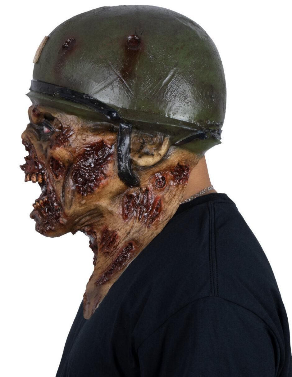 Máscara para disfraz de capitán zombie 3