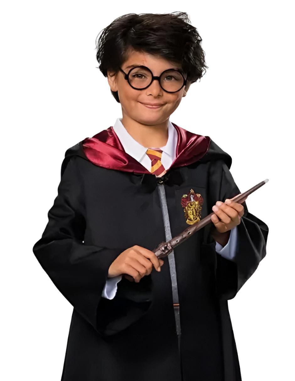 Varita mágica para disfraz con luz y lentes Harry Potter 2