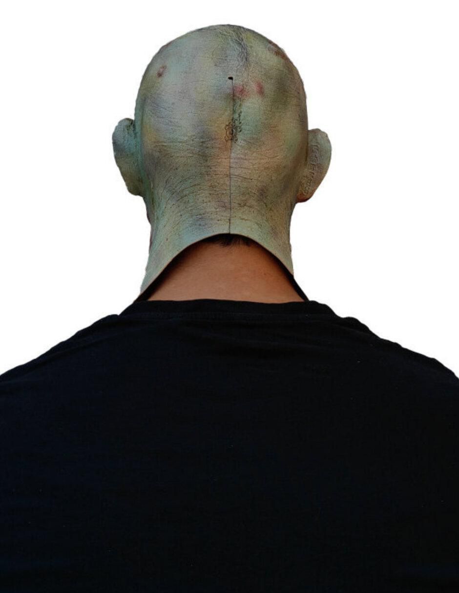 Máscara para disfraz de paciente Zombie 4