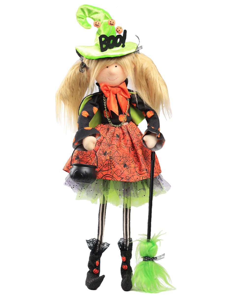 Figura decorativa de Halloween con forma de bruja Figura decorativa de Halloween con forma de bruja