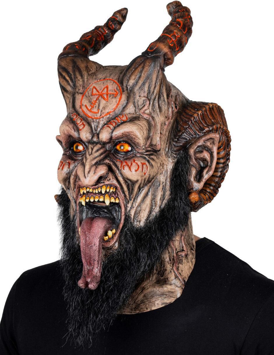 Máscara para disfraz de demonio Abadon Nightmare makers 3