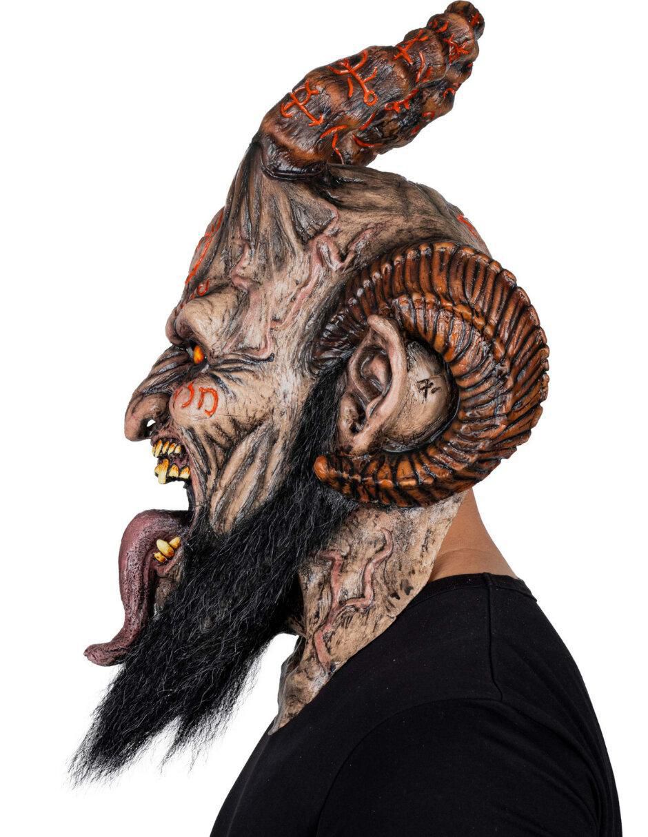 Máscara para disfraz de demonio Abadon Nightmare makers 4