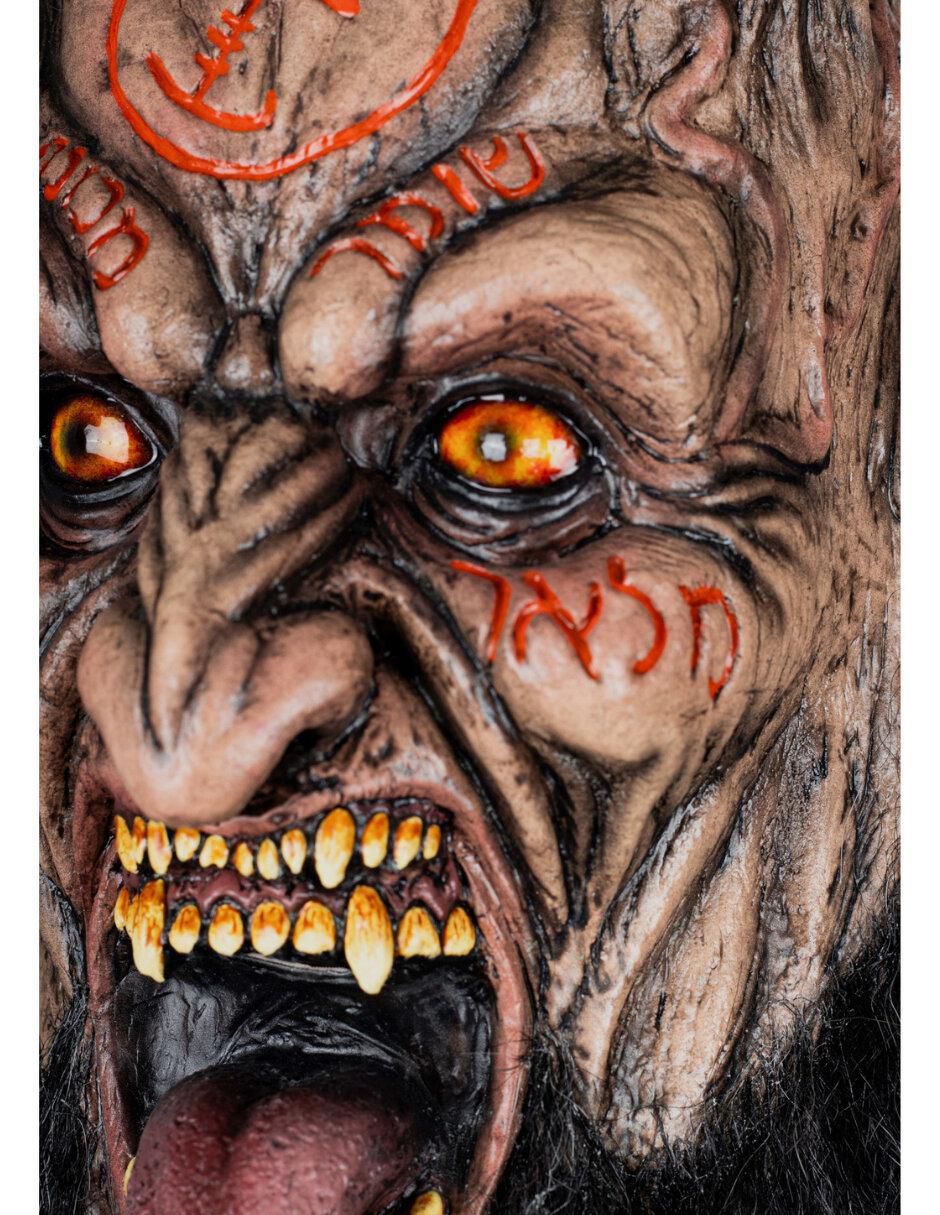 Máscara para disfraz de demonio Abadon Nightmare makers 7
