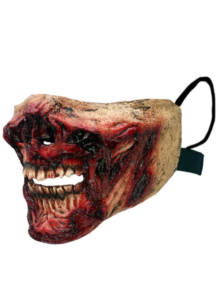 Máscara para disfraz de zombie sangriento 2