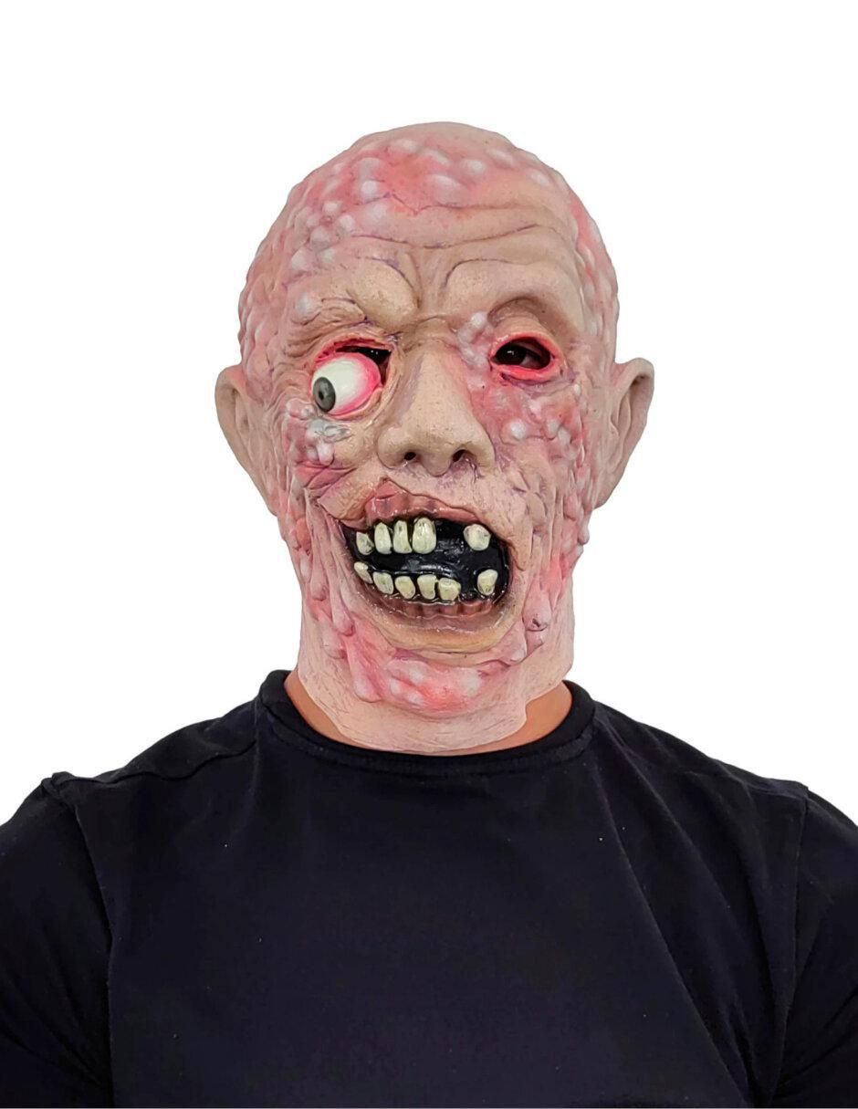 Máscara para disfraz de zombie deforme Máscara para disfraz de zombie deforme