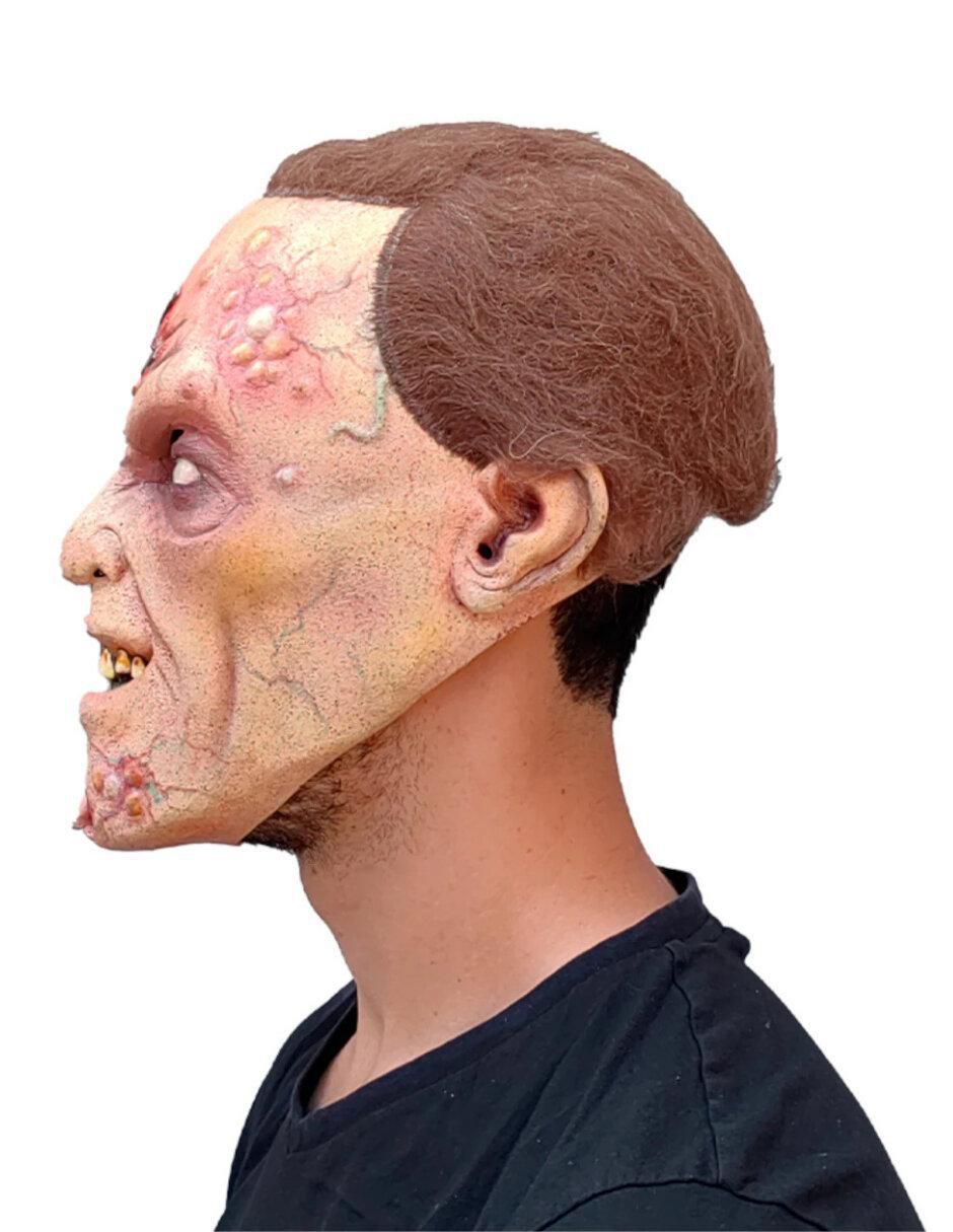 Máscara para disfraz de hombre quemado Zombie 4