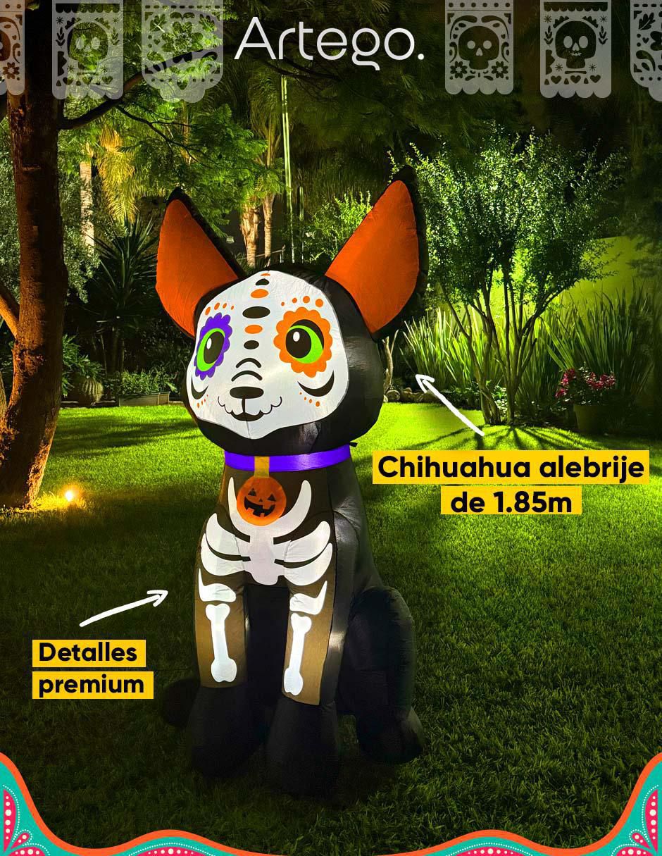 Inflable decorativo de Halloween forma de perro 3