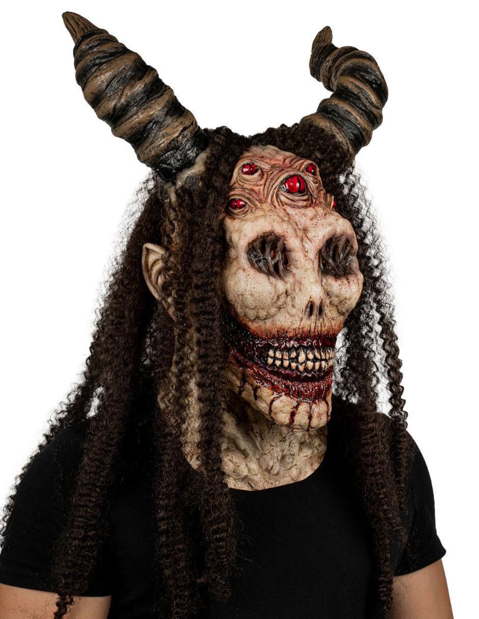 Máscara para disfraz de Ángel demoniaco Nightmare 2