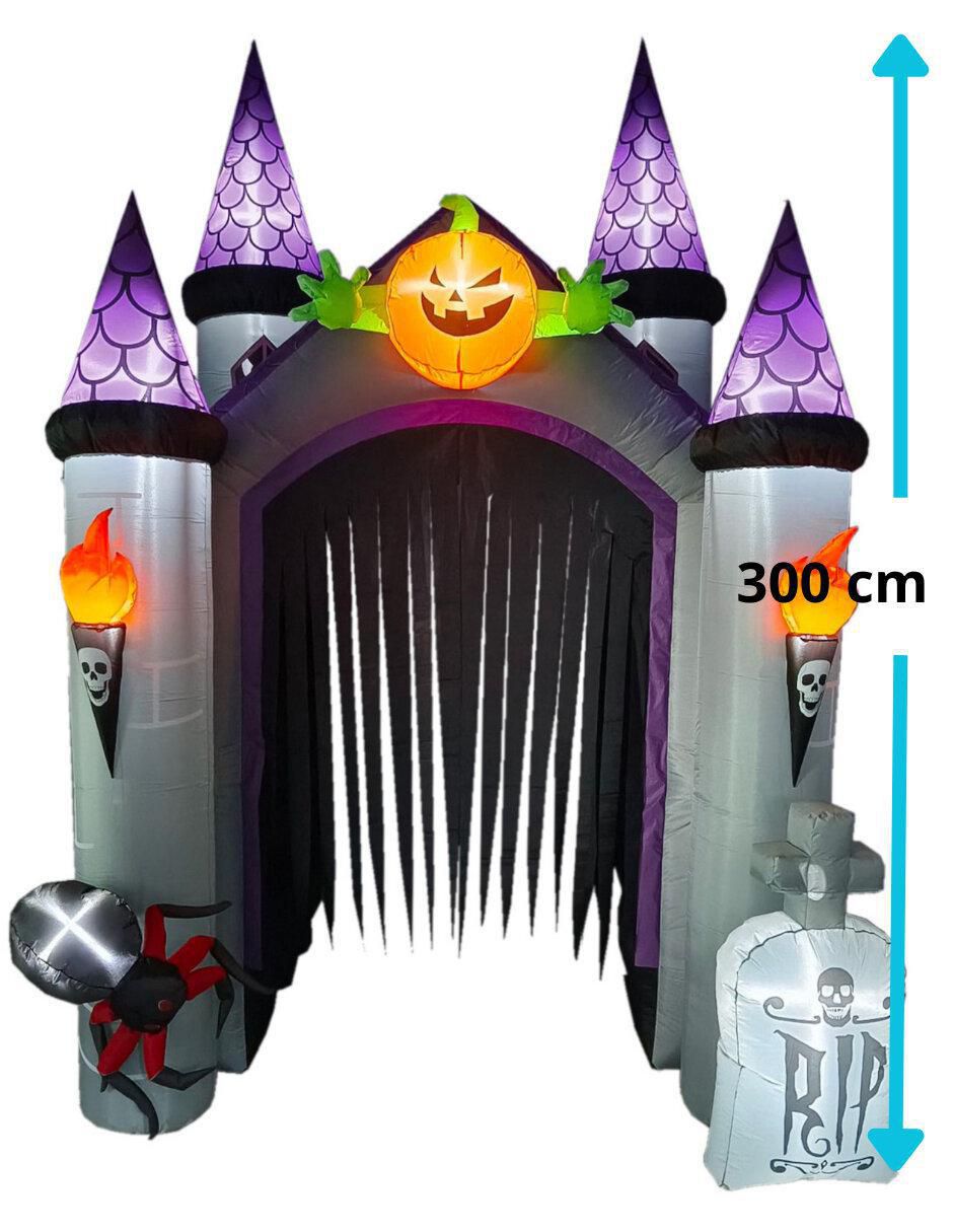 Inflable decorativo forma de bruja 4