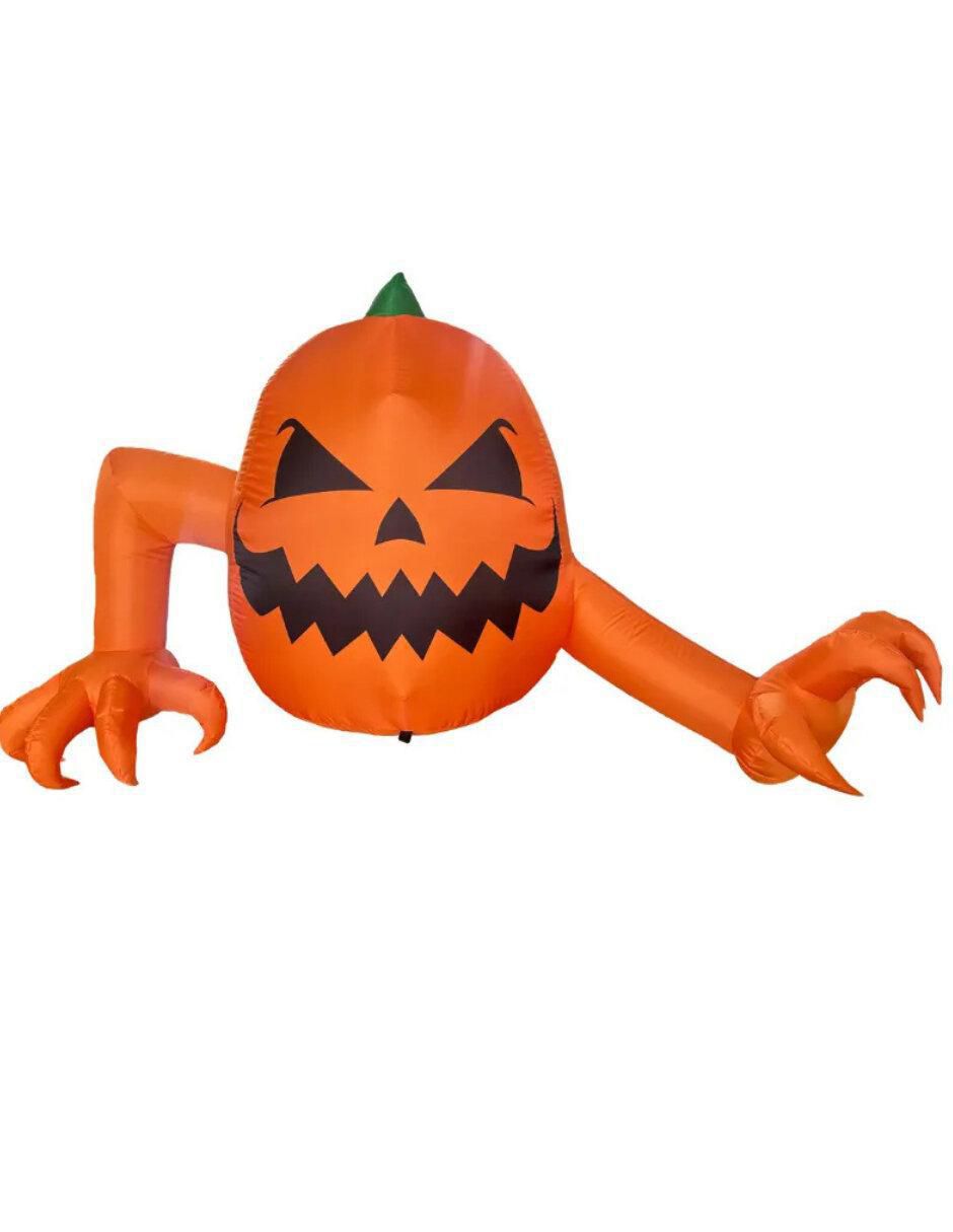 Inflable decorativo de halloween forma de calabaza