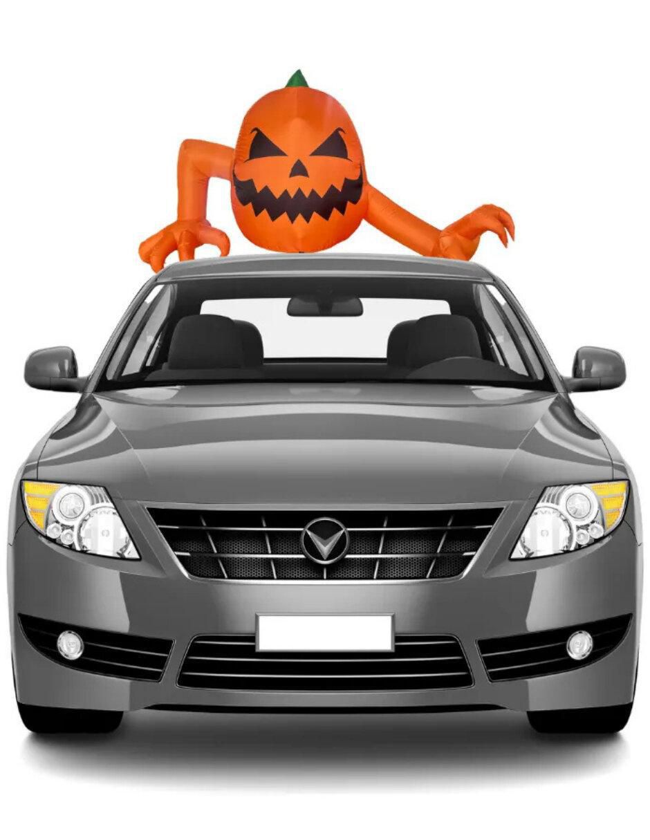Inflable decorativo de halloween forma de calabaza 2