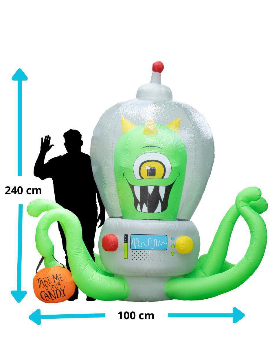 Inflable decorativo de halloween forma de monstruo 5