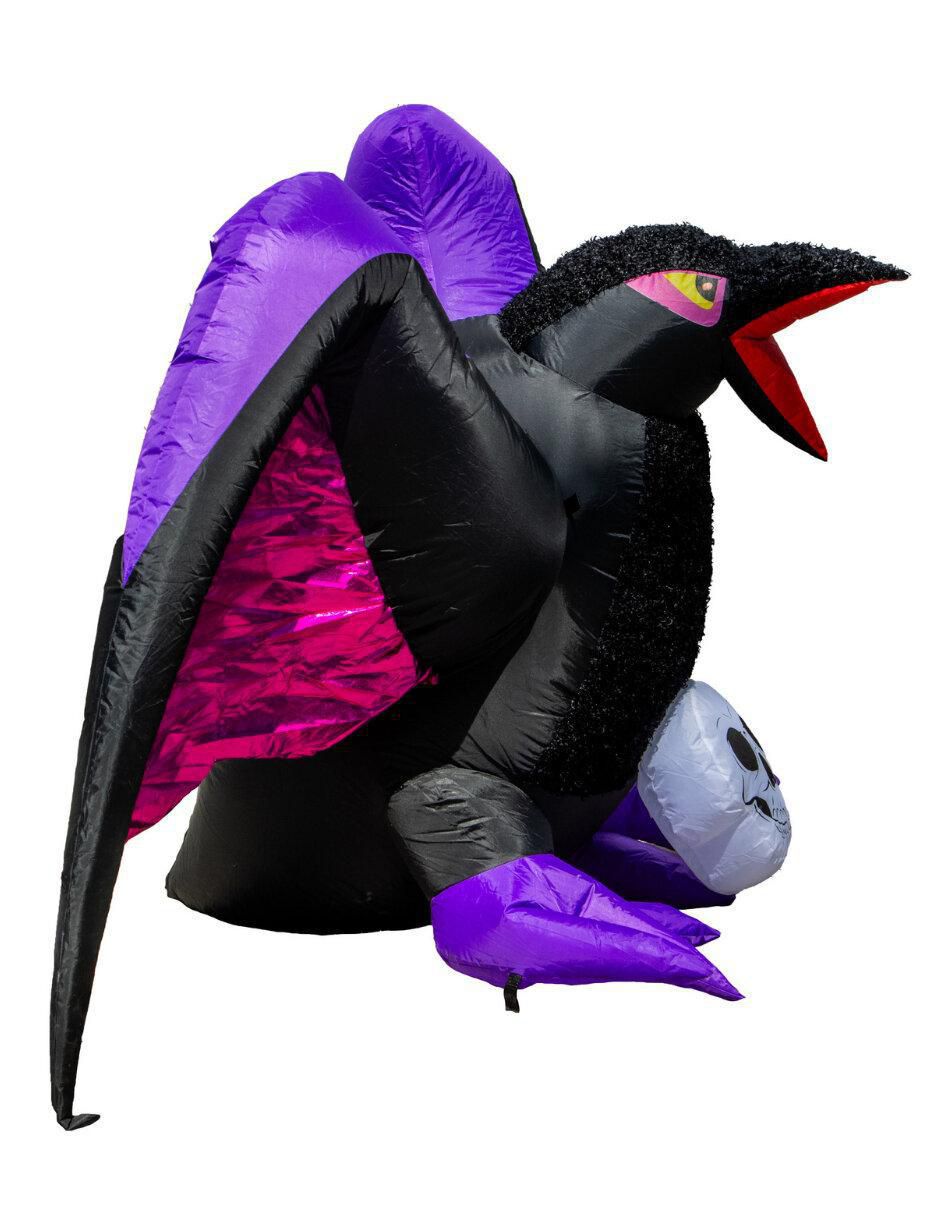 Inflable decorativo de halloween forma de pájaro 2