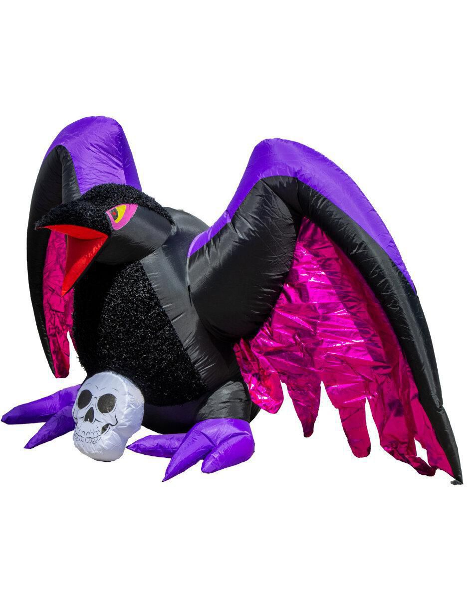 Inflable decorativo de halloween forma de pájaro 3