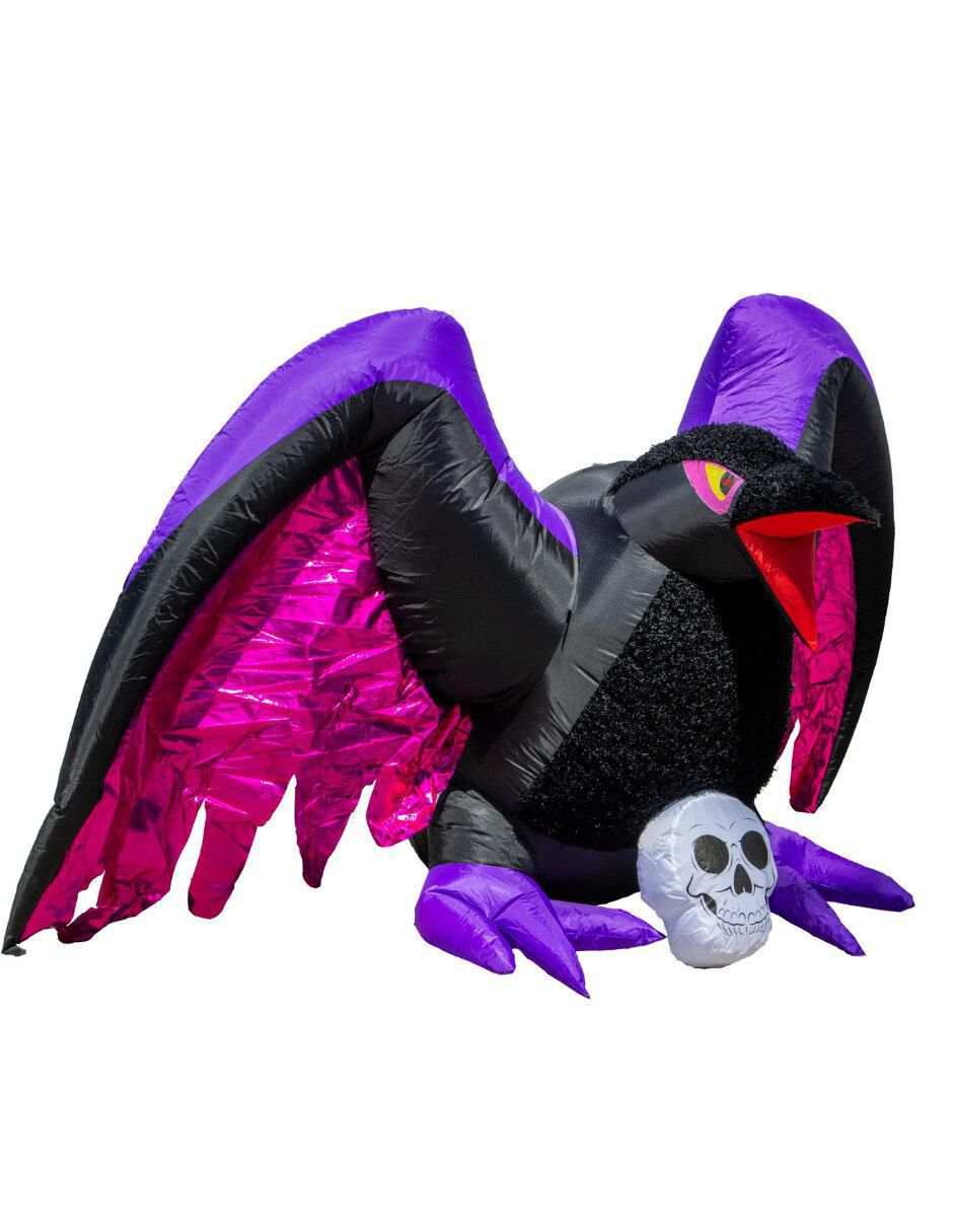 Inflable decorativo de halloween forma de pájaro 5