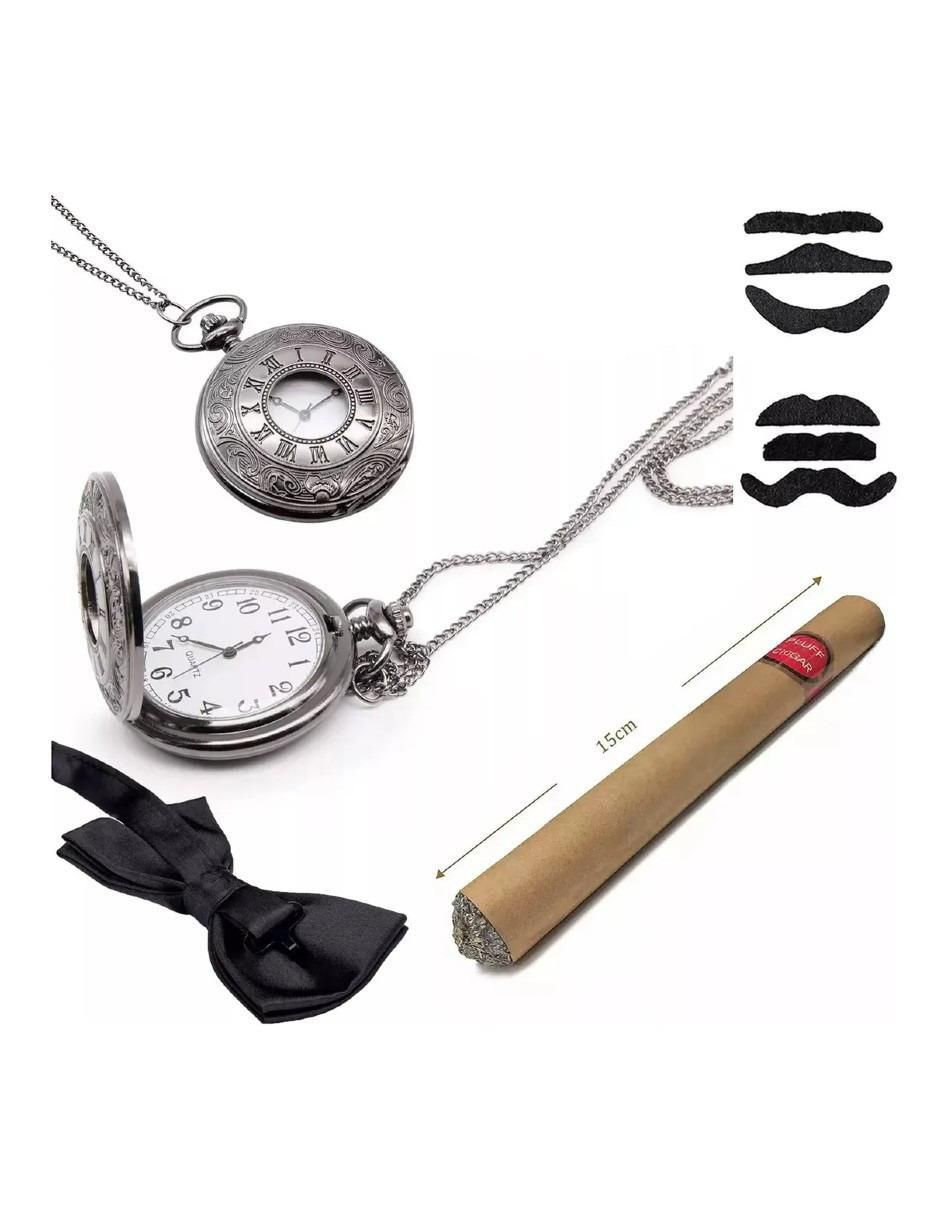 Set de accesorios para disfraz de Hombre Retro 4