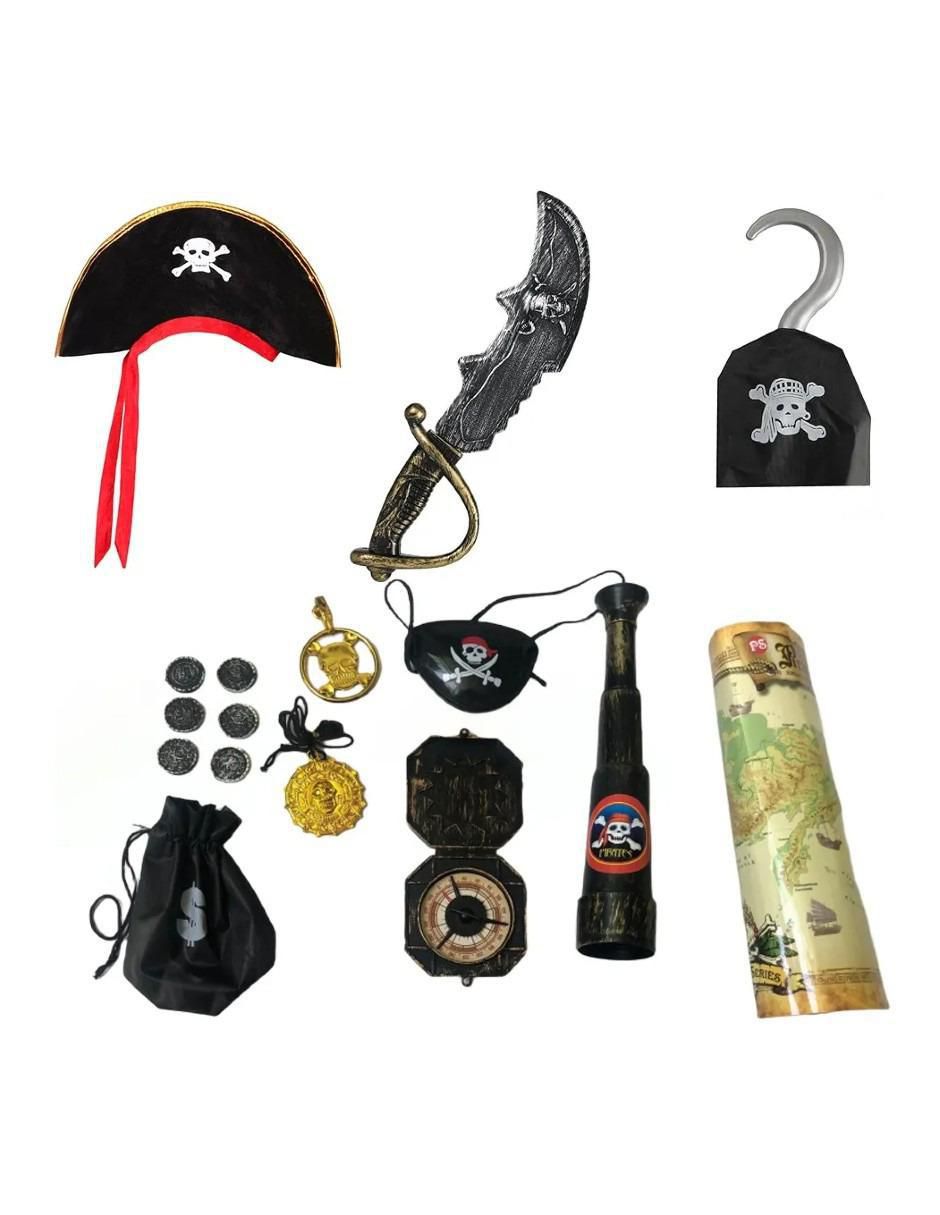 Set de accesorios para disfraz de pirata Set de accesorios para disfraz de pirata