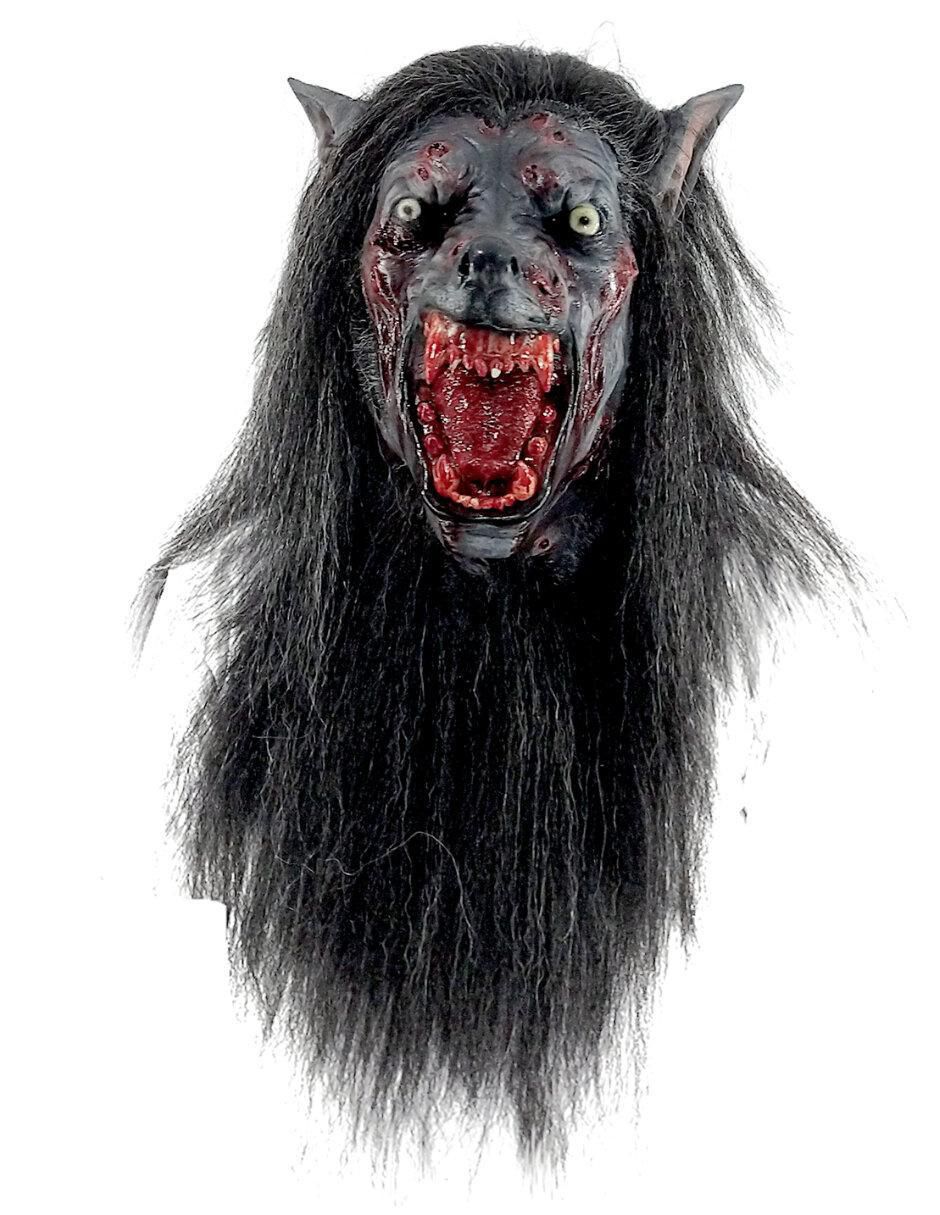 Máscara para disfraz de Lobo Negro Despiadado Werewolves 3