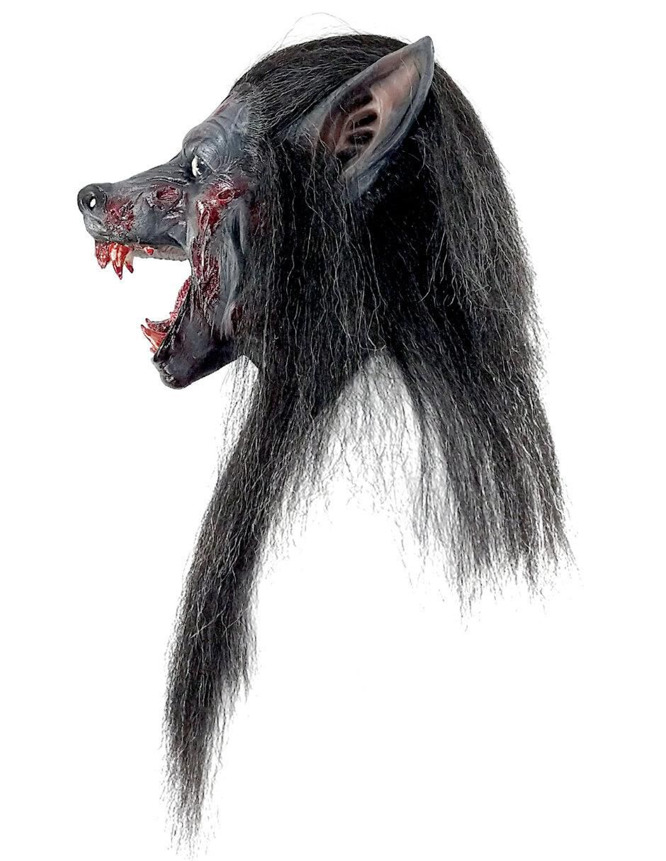 Máscara para disfraz de Lobo Negro Despiadado Werewolves 6
