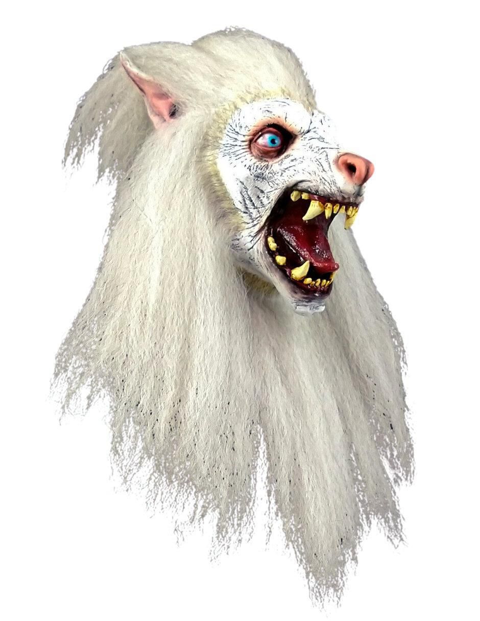Máscara para disfraz de Lobo de la Luna Blanca Werewolves 3