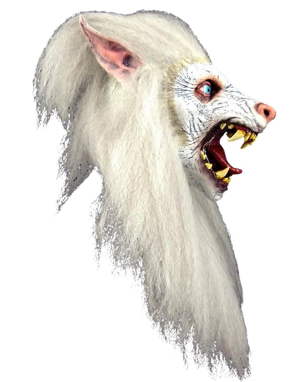 Máscara para disfraz de Lobo de la Luna Blanca Werewolves 4